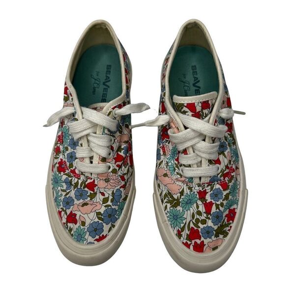 SEAVEES Legend Floral Sneaker J. CREW Size 6 - Picture 6 of 15